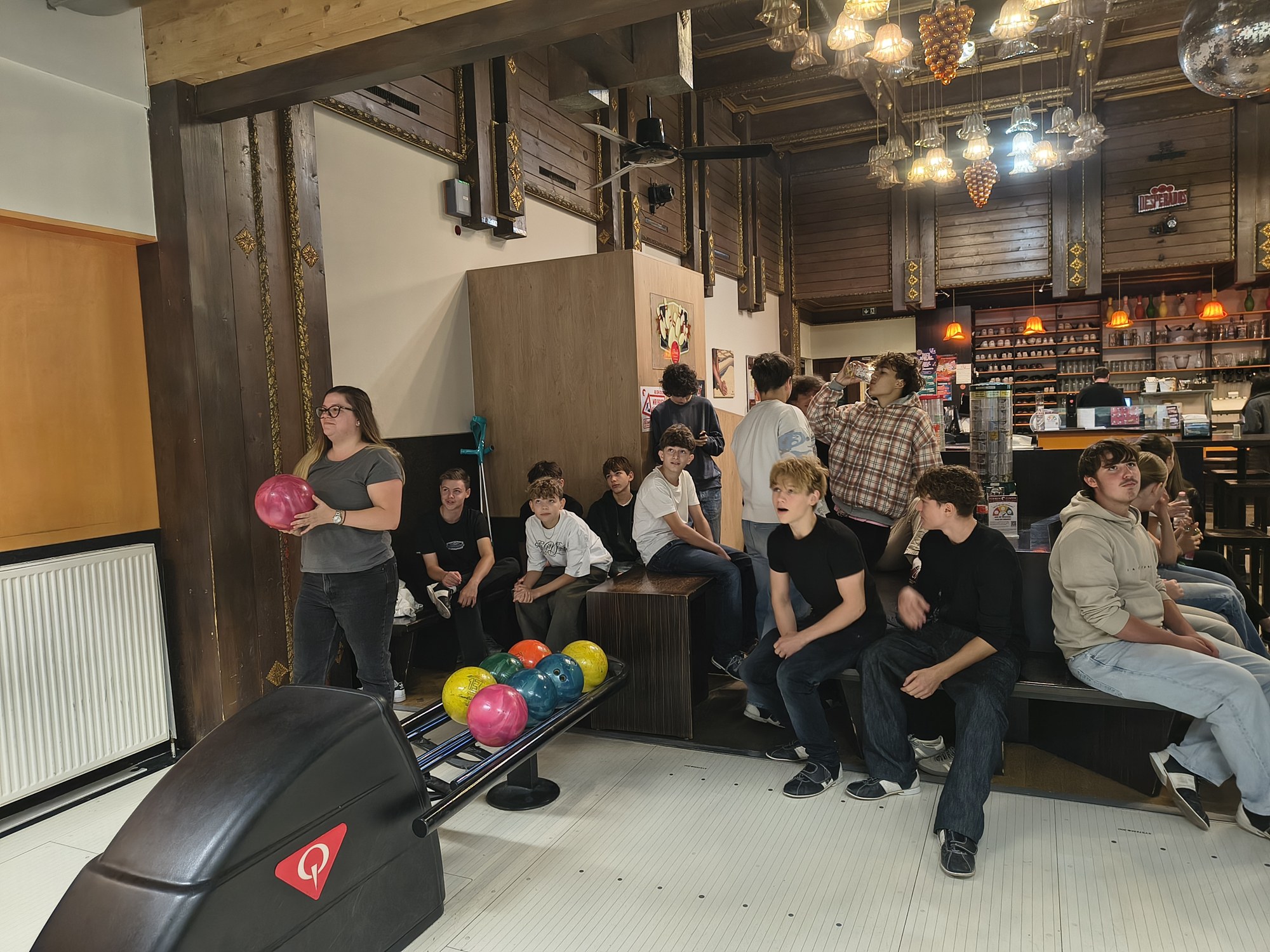 Bowling beim Kennenlerntag der 1bk
