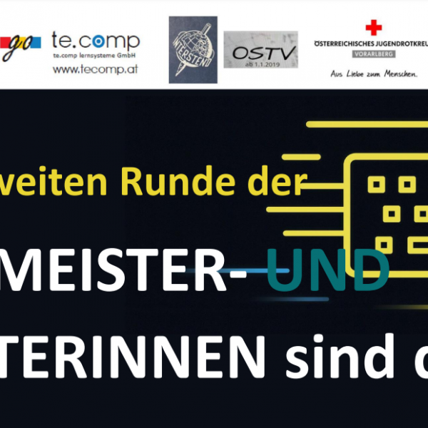 Zweiten Runde: TIPP-MEISTER- UND MEISTERINNEN